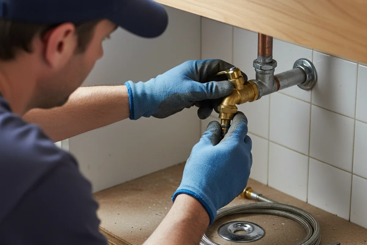 Shutoff valve and fitting work during Emergency Plumbing in Valhalla